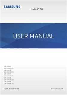 Samsung Galaxy S20 manual. Smartphone Instructions.